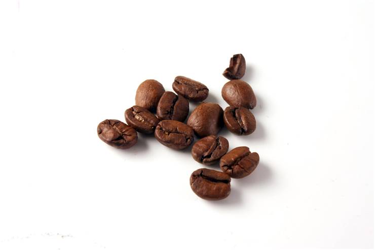 Caffeine from coffee beans